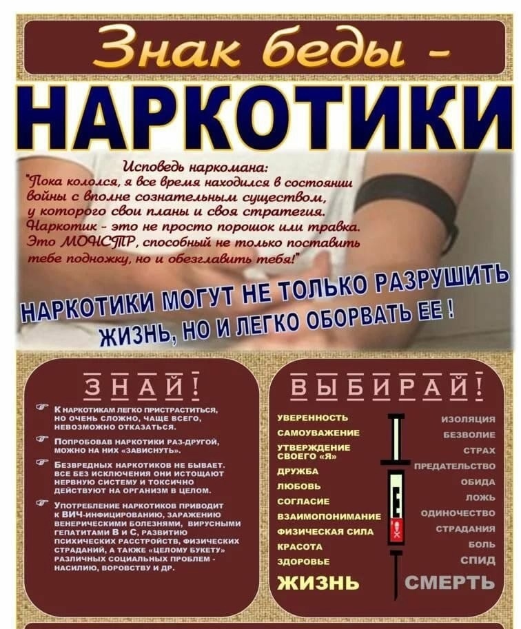 Профилактика наркомании.